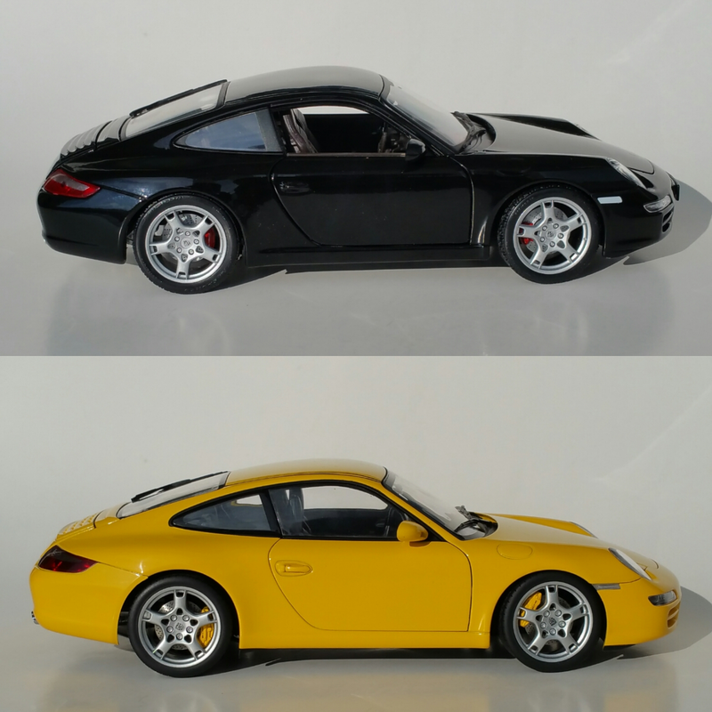 Illustration for article titled Teutonic Tuesday Battle: Porsche 911 Carrera S, AUTOart vs. Maisto